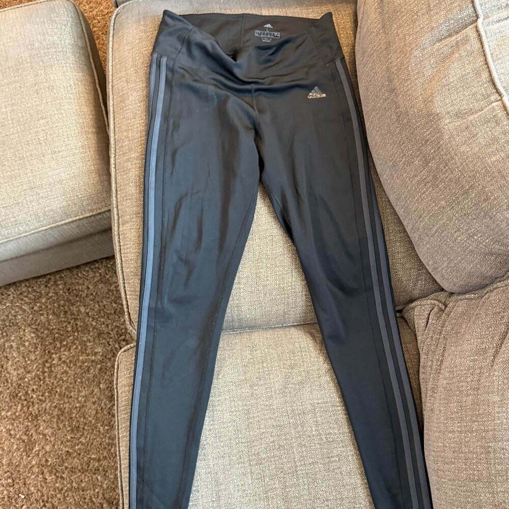 Adidas Track Leggings Joggers Adidas Stripe Pants - L